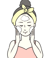 優しく落とす